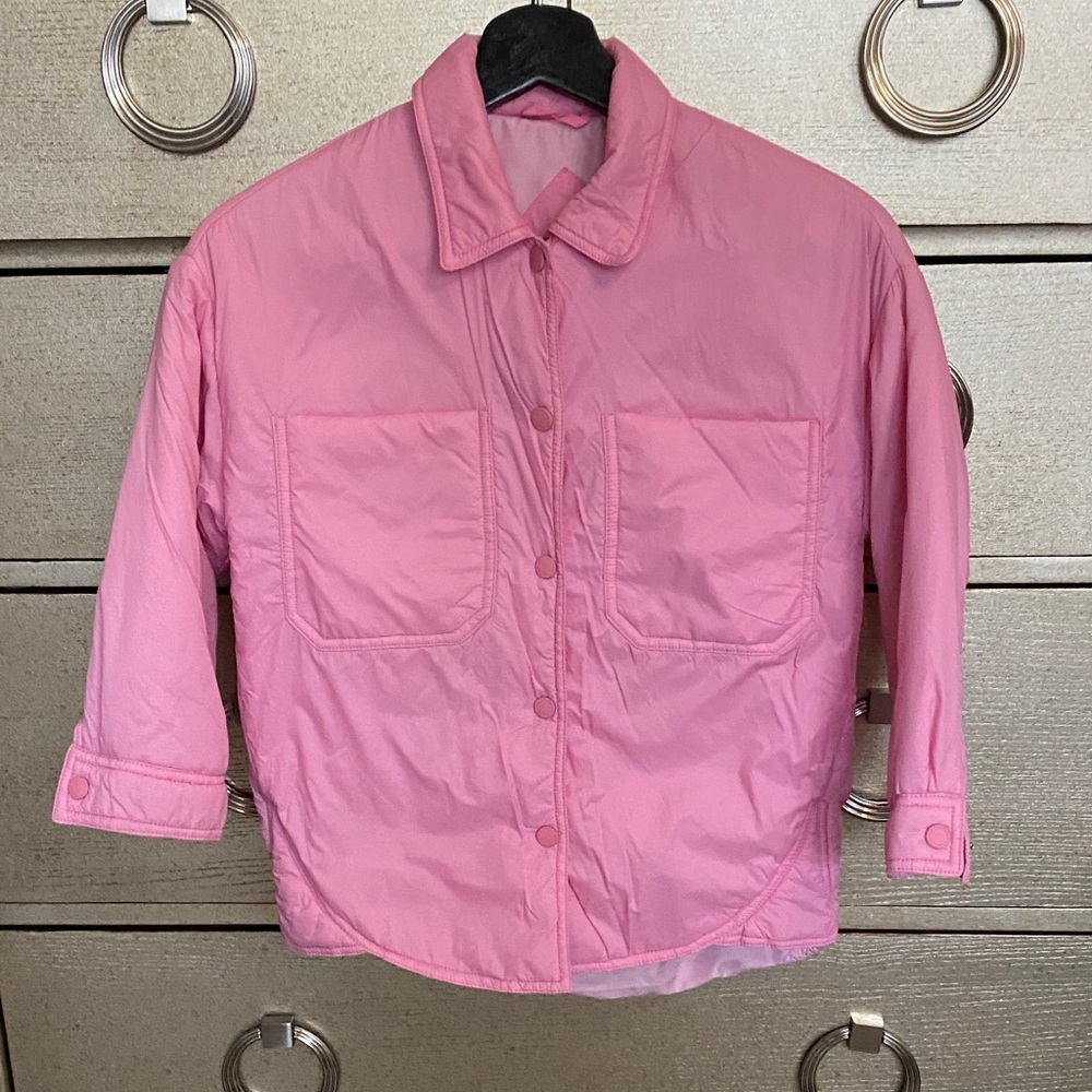Zara Pink Women's Puffer Jacket